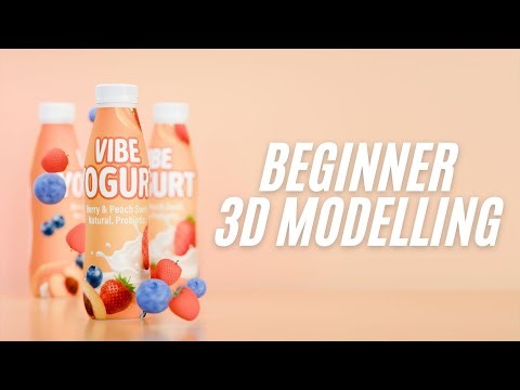Create a Realistic Yogurt Bottle in Blender - Part 1