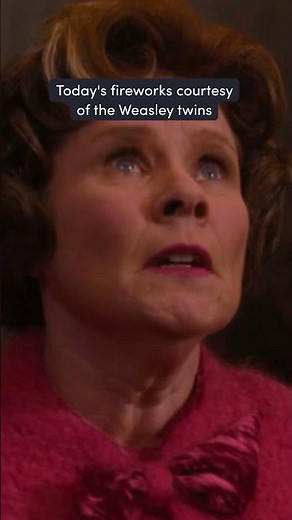 Fred and George set off fireworks #HarryPotter