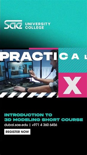 Introduction to 3D Modeling Short Course - SAE Dubai