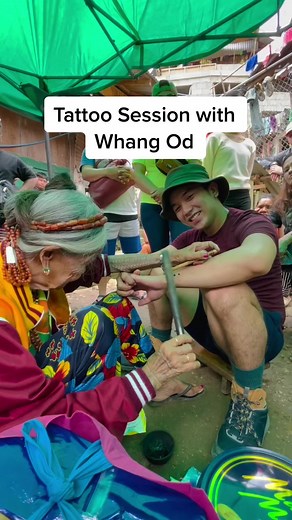 Tattoo Session with Whang Od: Symbolism of the 3 Dots Signature Tattoo