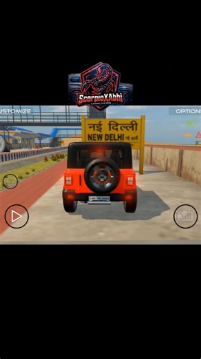 Scorpio Car Game 🚙🔥 Real Driving Gameplay #shorts 4×4.. 30M