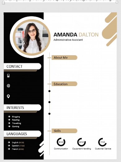Creative MS Word CV Design Tips