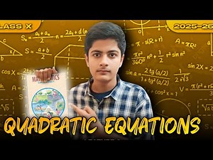 Quadratic equations 🔥🔥/Class 10th full chapter explanation live with pyqs and practice/ join fast ⏩⏩