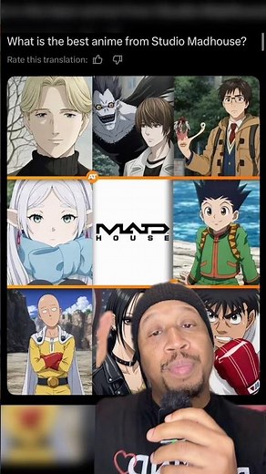 Best studio madhouse anime