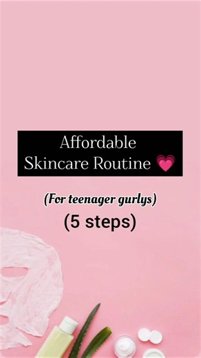 5 steps affordable skin care routine for mahh girlyss 💅🏻🎀✨#youtube #shorts #skincare