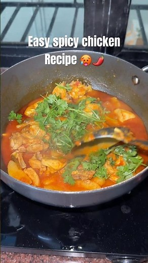 Spicy Chicken Curry in Minutes 🌶️