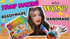 Handmade Stamps jeete ki Readymade ? 😱 #crafteraditi #stampmaking #stampart #diy #handmade #craft #reelitfeelit #reelkarofeelkaro Crafter Aditi @top fans | Crafter Aditi