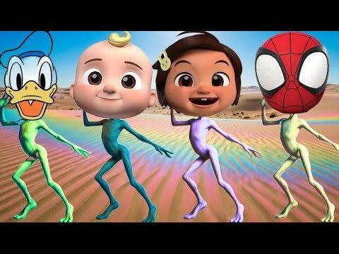 Dancing Green Alien Compilation 2025 – Funniest & Most Colorful Alien Dance Ever! #alien #aliendance