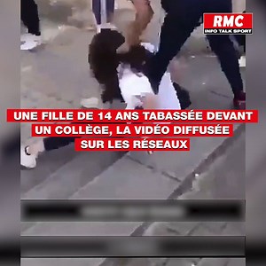 ▶️ Une fille de 14 ans tabassée devant un collège, la vidéo diffusée sur les réseaux | RMC Info Talk Sport