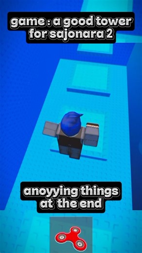 falling in to sky | Roblox gameplay lag | game name: good tower for sajonara 2 | #roblox #shorts #op