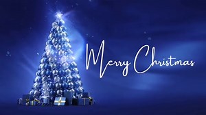 Merry Christmas-Animated Background Loop-Christmas Card