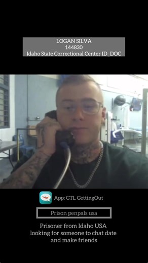 Prisoner from Idaho USA looking for someone to chat date and make friends 💌 LOGAN SILVA 144830 Idaho State Correctional Center ID_DOC. Application GTL GettingOut. #prison #prisonpenpal #gettingout #prisontiktok