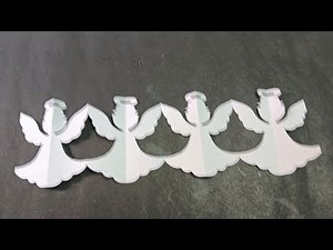 How to make Paper Angel / Beautiful paper craft