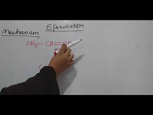 Epoxidation of alkene to form epoxides..