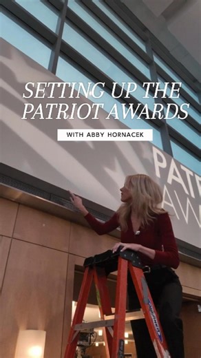 See all of Abby’s "hard work" pay off tonight at the Patriot Awards red carpet 😅 🇺🇸 LIVE tonight at 6:30p ET on Fox Nation. https://bit.ly/4oMtKiw | Fox Nation
