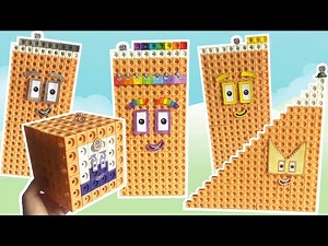 Numberblocks Mathlink Cubes 210-219 | Giant Numberblocks | Numberblock Step Squads And Cube Numbers