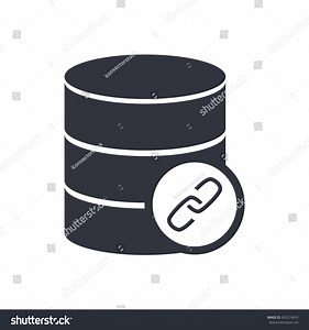 Vector Illustration Database Link Sign Icon Stock Vector (Royalty Free) 432274816 | Shutterstock