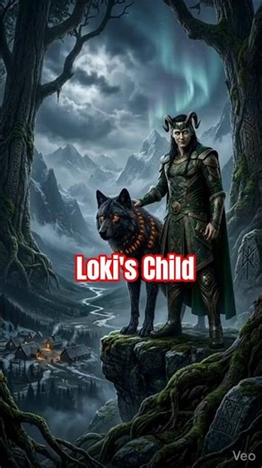 The Giant Wolf Destined to Kill Odin | NARRATED #shorts #norsemythology