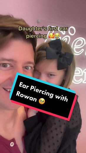 Daughter’s First Ear Piercing Experience with Rowan