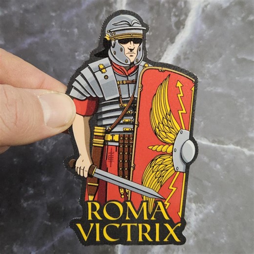 Roman Empire Legionary Vinyl Sticker - Roma Victrix Laminated Decal - Etsy