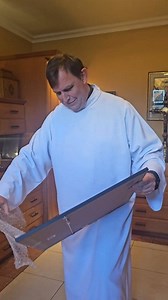 Talented local artist and parishioner of Holy Family Parish Mossend Bill Stewart has painted our parish priest Fr Krzysztof! Has he captured him? | Holy Family Parish Mossend