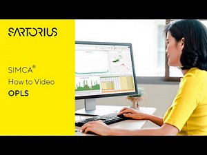 SIMCA® How to - 4. OPLS (Orthogonal Projections to Latent Structures)