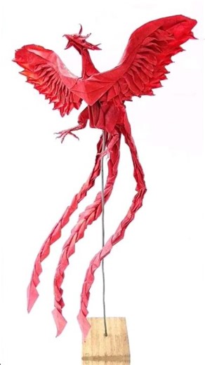 PHOENIX ORIGAMI BY SATOSHI KAMIYA [SUPER COMPLEX ORIGAMI] #shorts