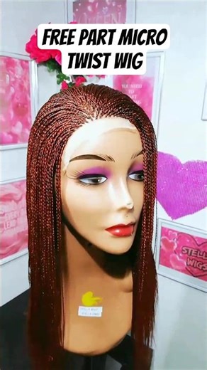 free part micro twist wig 🤗 #diy #twist #wigs
