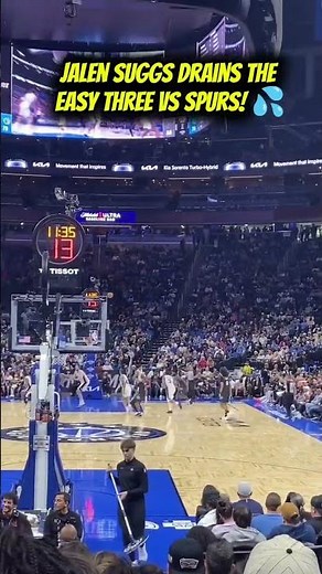 Jalen Suggs easy three vs Spurs | NBA Highlights Today #Shorts