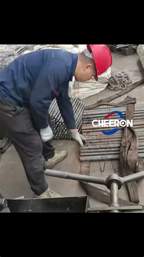 Rebar Threading Processing #construction #rebarmachine #reinforcement #rebarthreadrollingmachine