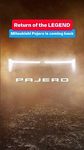 Return of a LEGEND - Pajero is Coming Back | Motor Mitra