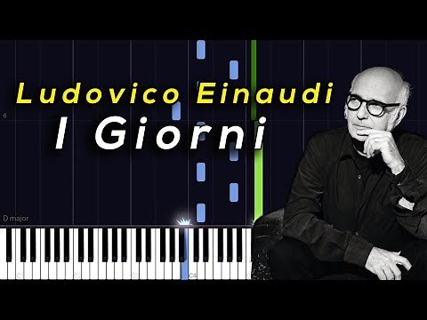 Ludovico Einaudi - I Giorni [Synthesia Piano Tutorial]