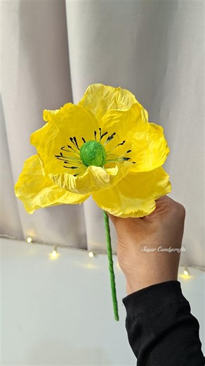 Super aesthetic flower from tissue paper | Paper flower making | Paper Rose #craft #shorts