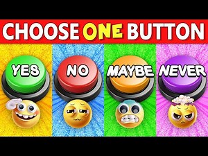 Choose One Button: YES, NO, MAYBE, or NEVER? ✅❌🤷‍♂️ Ultimate Decision-Making Quiz! | Quiz DingDong
