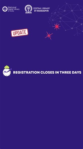 🔗 kedld.ndl.gov.in International Symposium on Knowledge Engineering in Digital Library Design (KEDLD-2025) Important Update: The deadline for Research Scholars and Students to register for KEDLD-2025 is 25 October 2025. Registration Details: Registration Fee: ₹2000 (includes registration kit, symposium proceedings Pendrive, breakfast, lunch, and dinner). Accommodation: Student hostel accommodation (separate for girls and boys) is available at ₹250 per day for the period of 2–6 November 2025. Fo