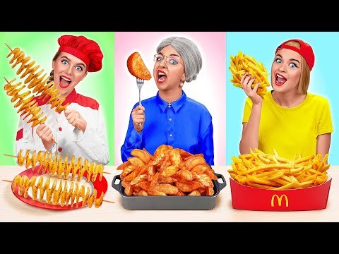 Me vs Grandma Cooking Challenge | Awesome Food Recipes by TeenDO Challenge