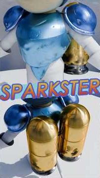 Materials for body armour and rocketpack completed. #3d #digitalart #blender #gaming #retro