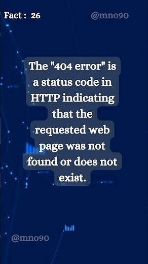 What is “ 404 error”…? #coding #facts #computer #technology #internet #404 #error