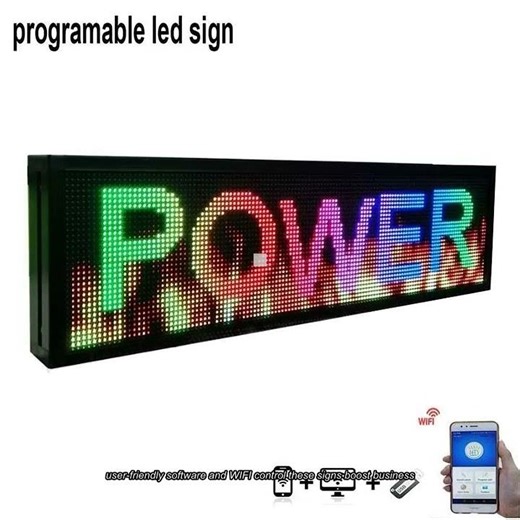 P10 P5 RGB Full Color LED Window Display Signs For Shop Windows Advertising