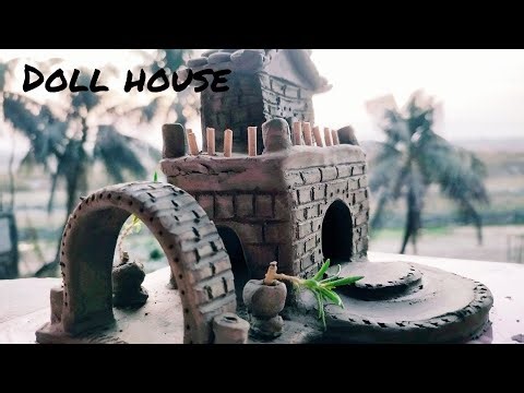 Beautiful Clay house design 🔥 #clayhouse​ #craft​ #art​ #miniature​ #creativeclayideas​