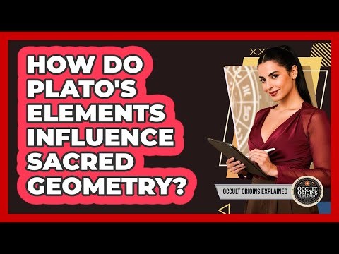 How Do Plato's Elements Influence Sacred Geometry?