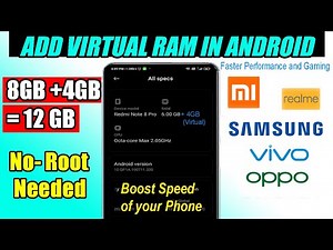 Increase Your RAM | Add Virtual Ram to Android Upto 6GB | How to Add Virtual RAM In Android Phones