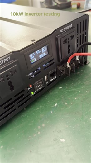 郑斌华 on Instagram: "10kW Pure Sine Wave Inverter – Built for Real Power Demands Stable. Reliable. Engineered for continuous high-load operation. ✔️ 10kW high power output ✔️ Pure sine wave, safe for sensitive equipment ✔️ Designed for home backup, solar systems & off-grid applications ✔️ Compatible with lithium & lead-acid batteries ✔️ Industrial-grade components, long service life Trusted by global partners for consistent performance and stable supply. @超级粉丝 Looking for distributors, system inte