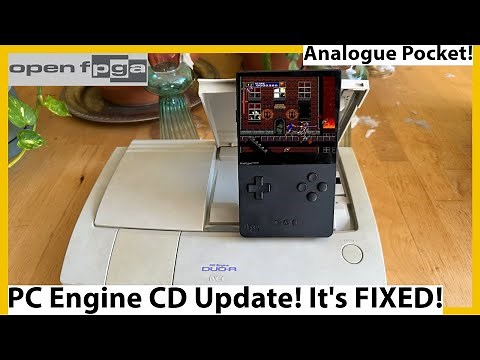 PC Engine CD Fixed on Analogue Pocket! So Good!