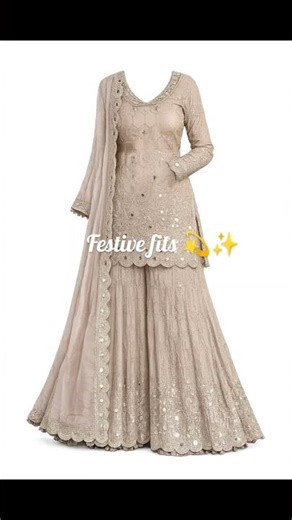 festive fits 💫✨#meesho #shorts #sharara #ootdguide #ootd #wedding #outfitinspo #fyp #yt #aesthetic