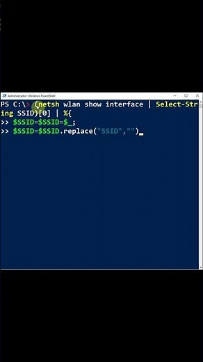 Como Obtener el Password de una red Wifi con PowerShell #shorts