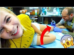 GETTING MY FIRST TATTOO! *Surprising My Family* (500K Celebration!)
