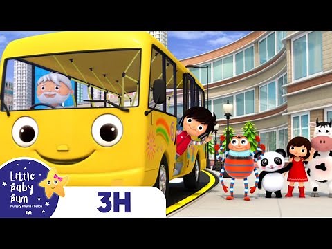The Bus Rescues The Cat | Little Baby Bum | 🚌Wheels on the BUS Songs! | 🚌Nursery Rhymes for Kids