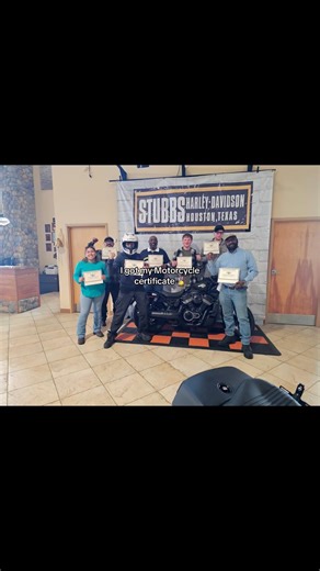 certificate completed I can get my motorcycle license 🪪 experiences