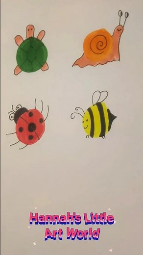 🐻 Draw Cute Animals with One Circle! ✏️ Easy & Fun